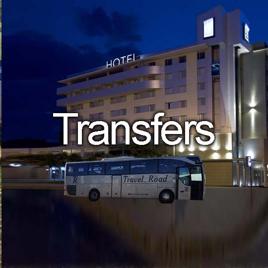 alquiler de autobuses para transfers a hoteles, aeropuerto, tren y ave